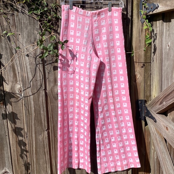 An Evan Wayne Original Pink 1970s Pants - Picture 1 of 6